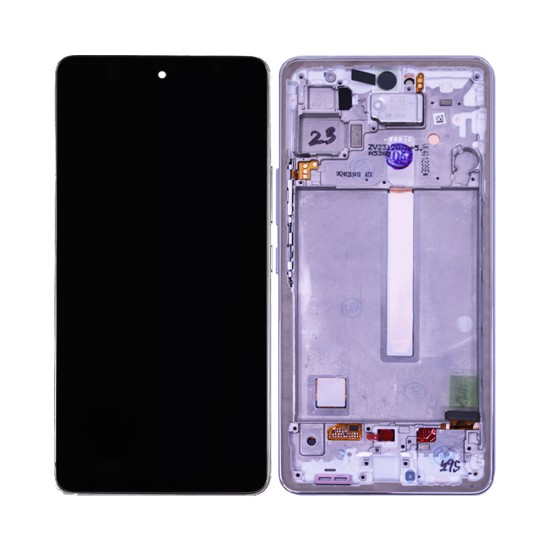 Touch+Display+Frame Samsung Galaxy A53 5G 2022/A536F Service Pack White Touch+Display+Frame Samsung Galaxy A53 5G 2022/A536F Service Pack White